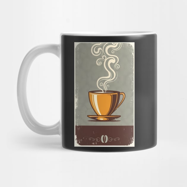 Vintage Style Coffee Cup by rymeldy